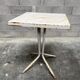 Ancienne table bistrot 1960 metal