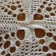 Dessus de lit ancien en crochet fait main