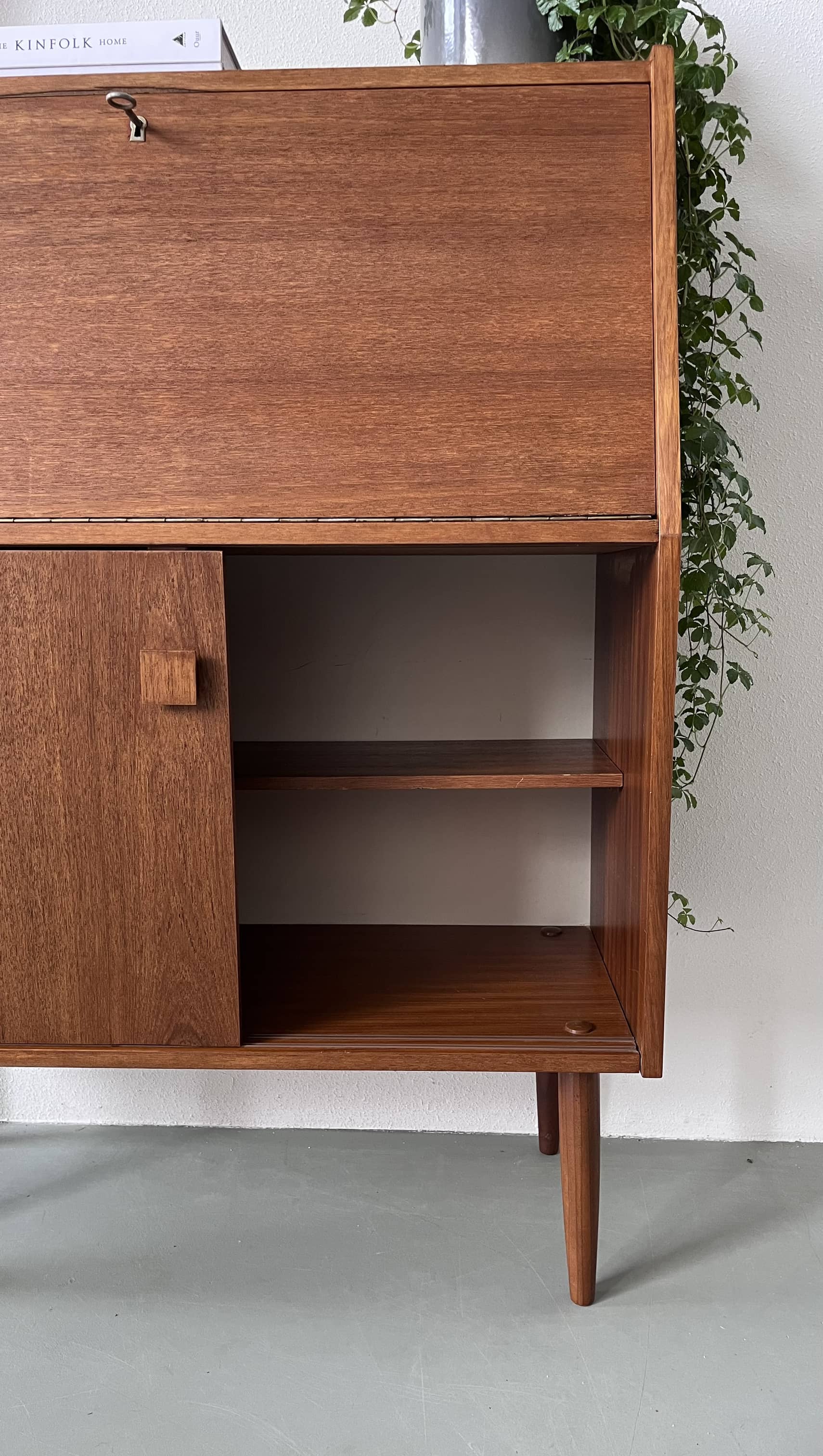 Teak writing desk from the 60