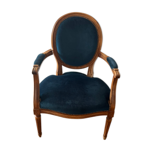 fauteuil classique velours