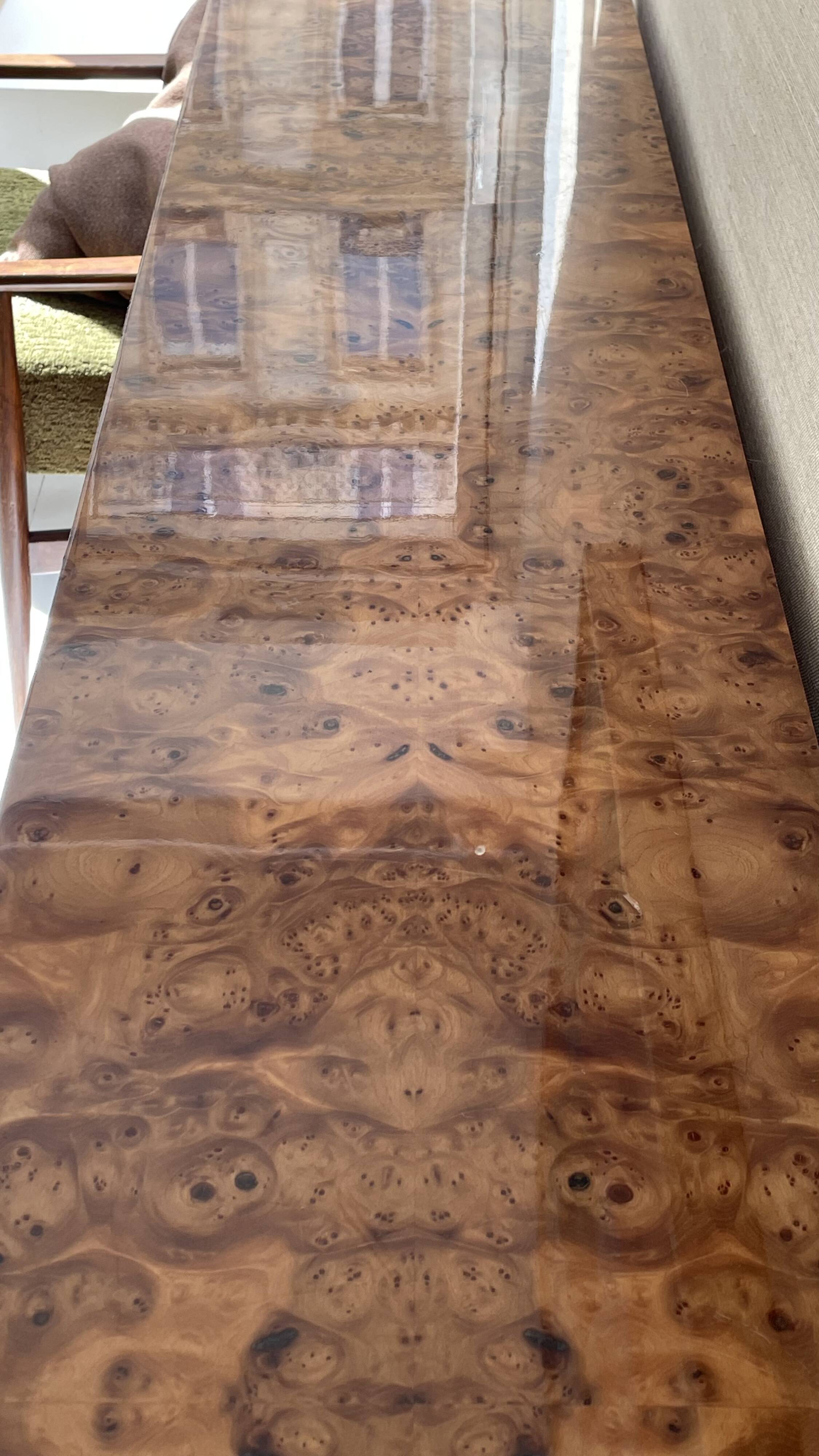 Art Deco sideboard in elm burl