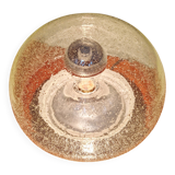 Ceiling light/wall sconce in blown bubble glass, Limburg, 1970