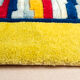 Mat with geometric design, hand tufted 1970s