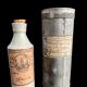 RARE Mercury stoneware pharmacy bottle