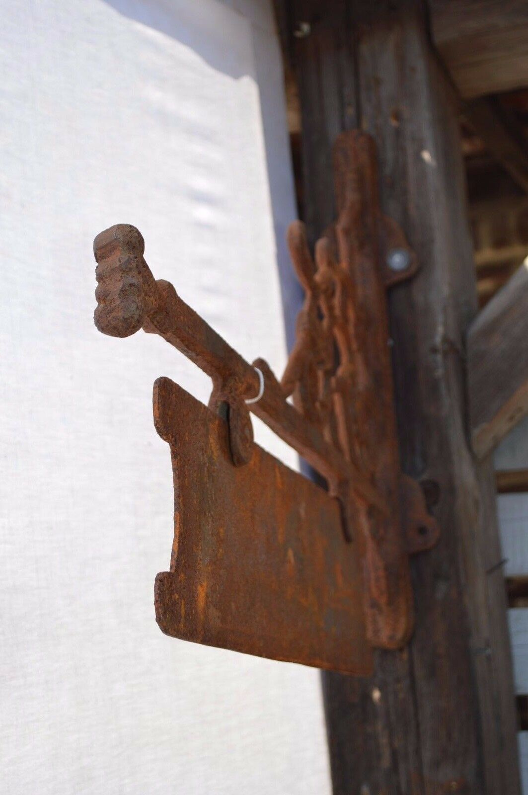 Cast iron trade sign