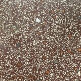Commode rose poudré et terrazzo