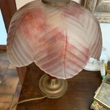 Kaelle lamp glass paste lampshade brass base