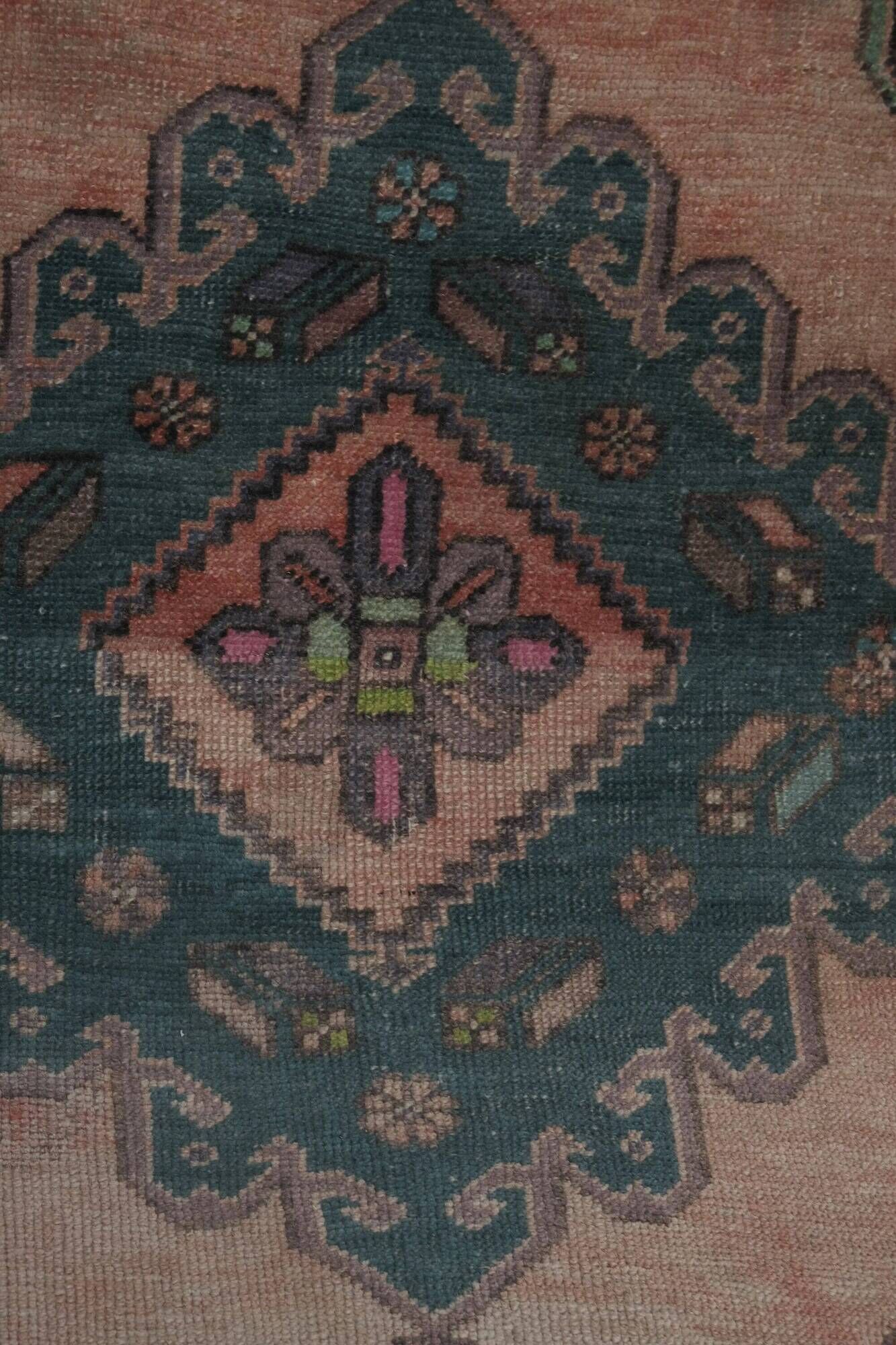 Tapis de couloir turc vintage 90x492 cm