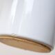 White and yellow ceramic box, 80s