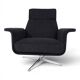 Kaufeld Siesta 62 lounge chair with ottoman by Jacques Brule, 1960