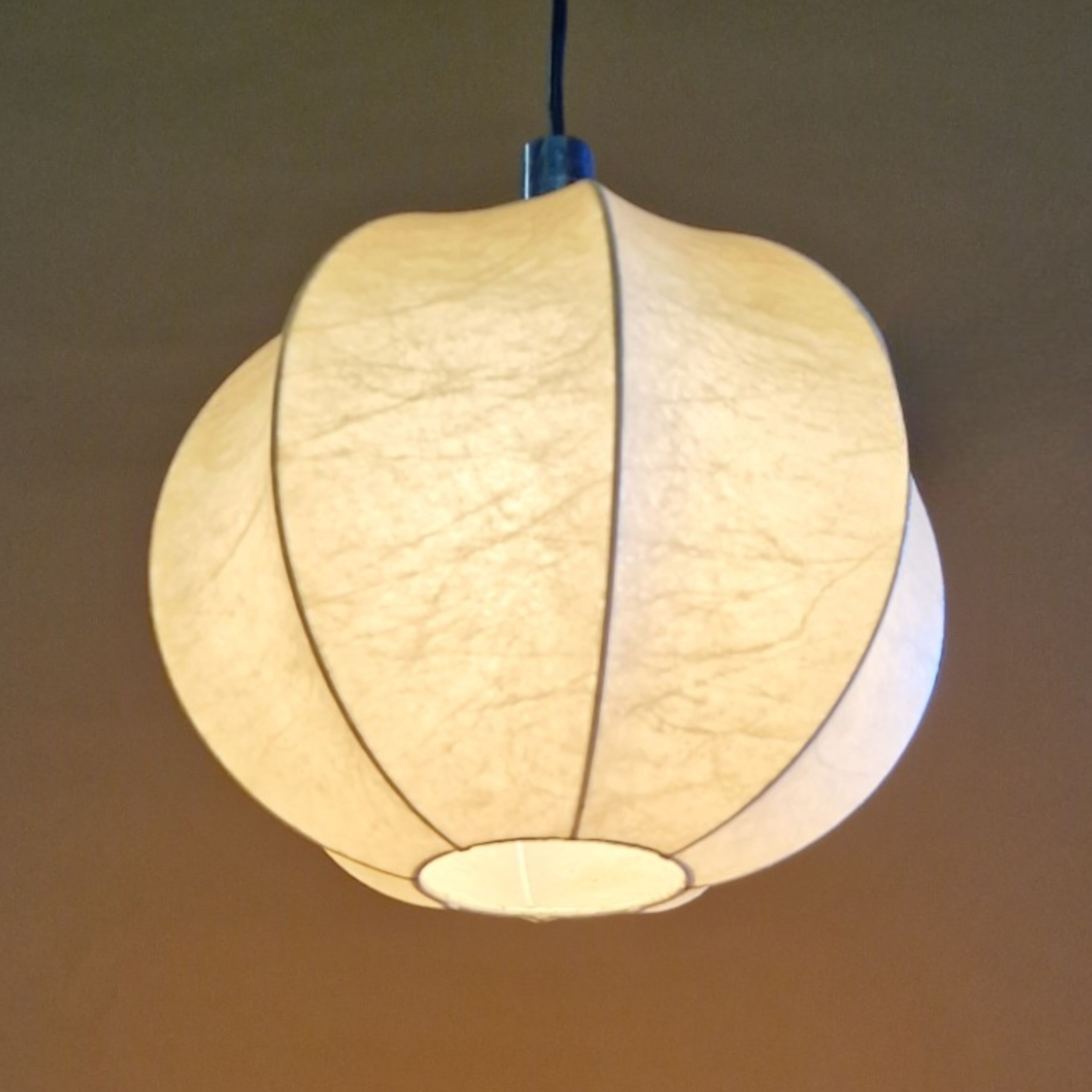 Mid century cocoon pendant lamp, Germany 1960s