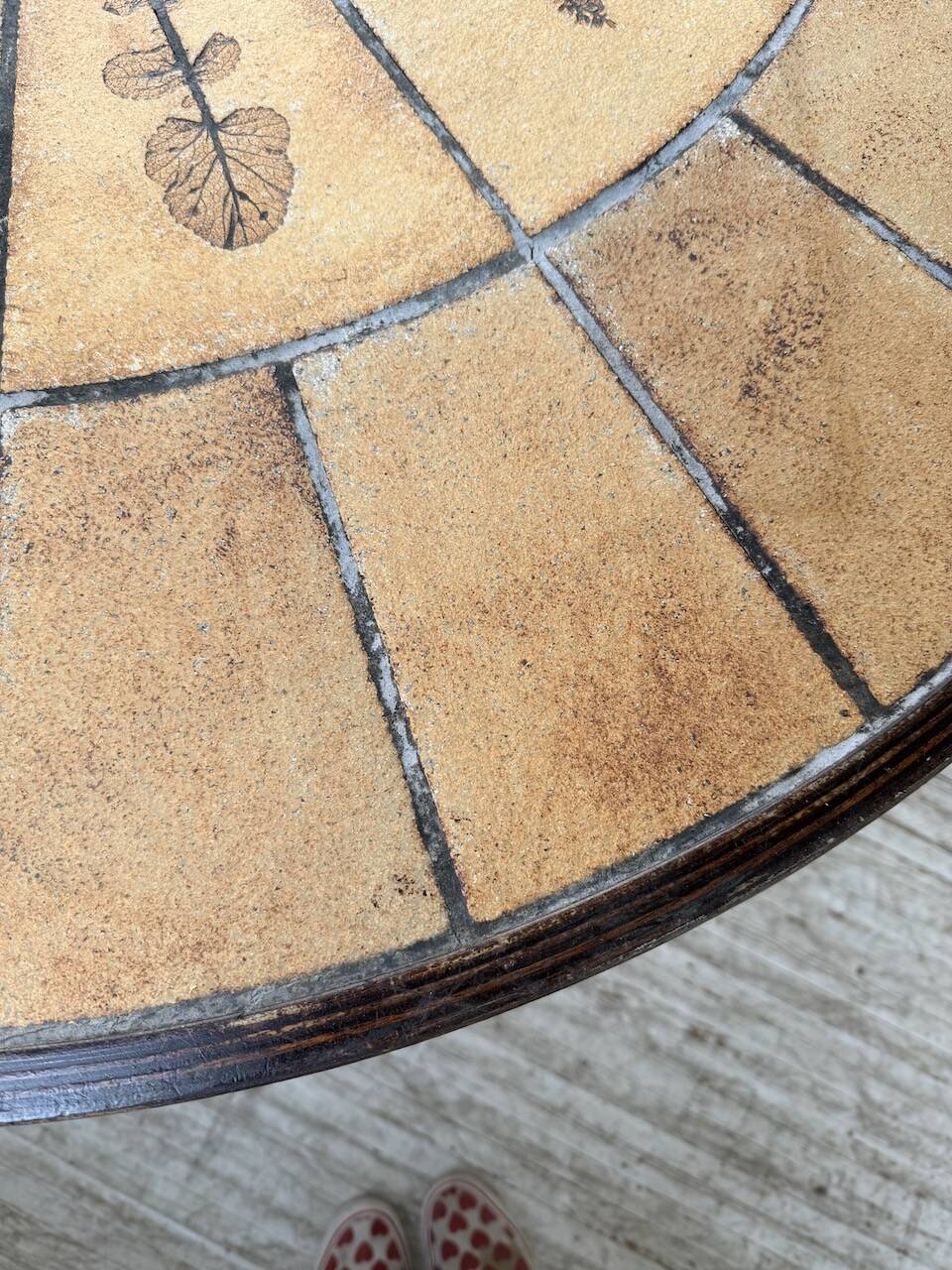 Herbier Capron ceramic dining table