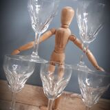 Set 6 crystal walking glasses