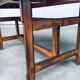 Patinated Wood Garden Table, 1970s