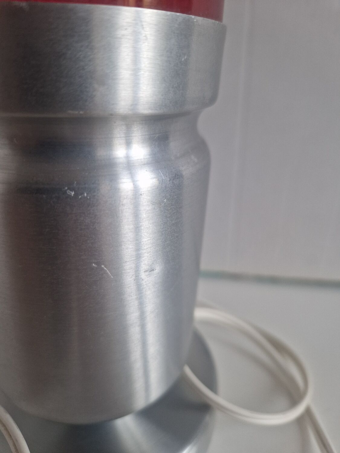 LAVA LAMP - GLITTER LAMP - SPACE AGE - CYLINDER