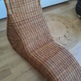 Rattan chaise longue