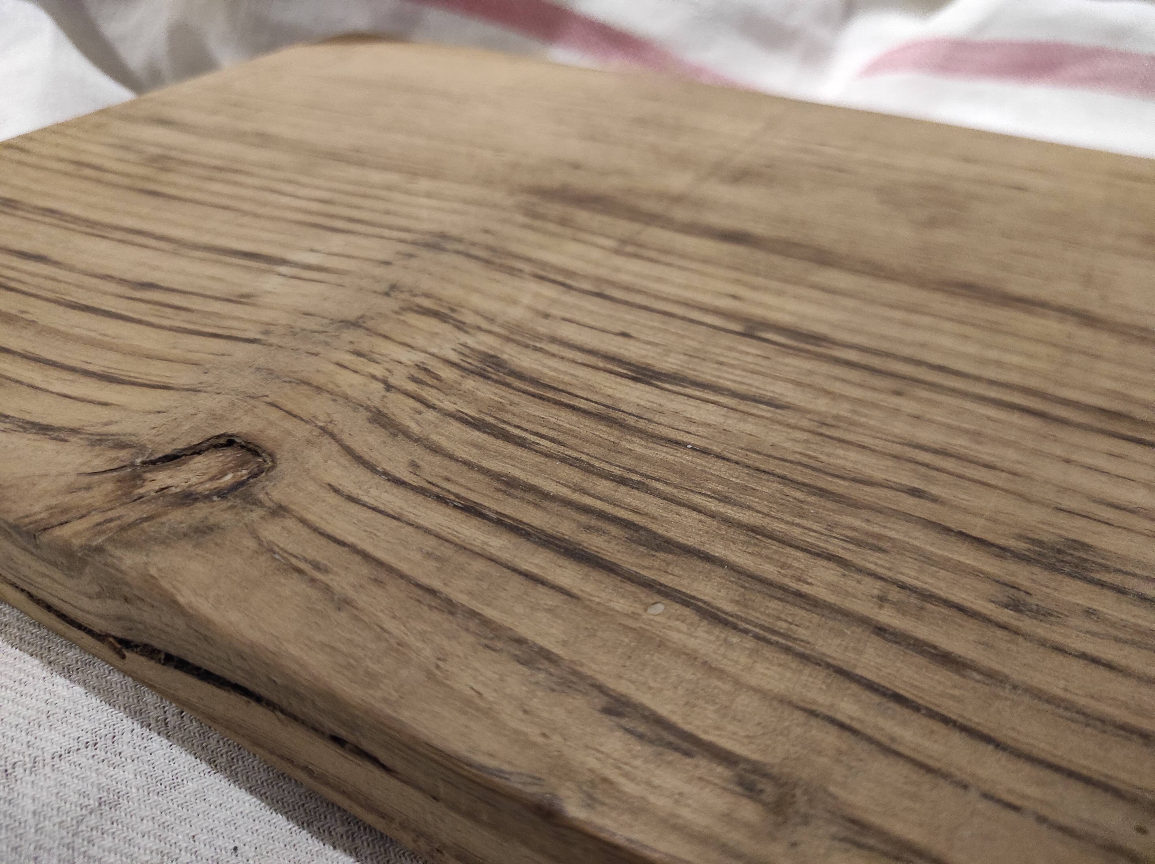 Planche à découper en bois vintage française