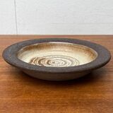 Coupelle de poterie d'atelier danois du milieu du siècle par B.J. Keramik, années 1960