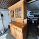 Antique 2-part pine sideboard