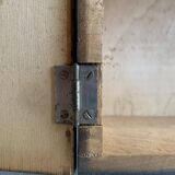 Small Art Deco wooden wall shelf