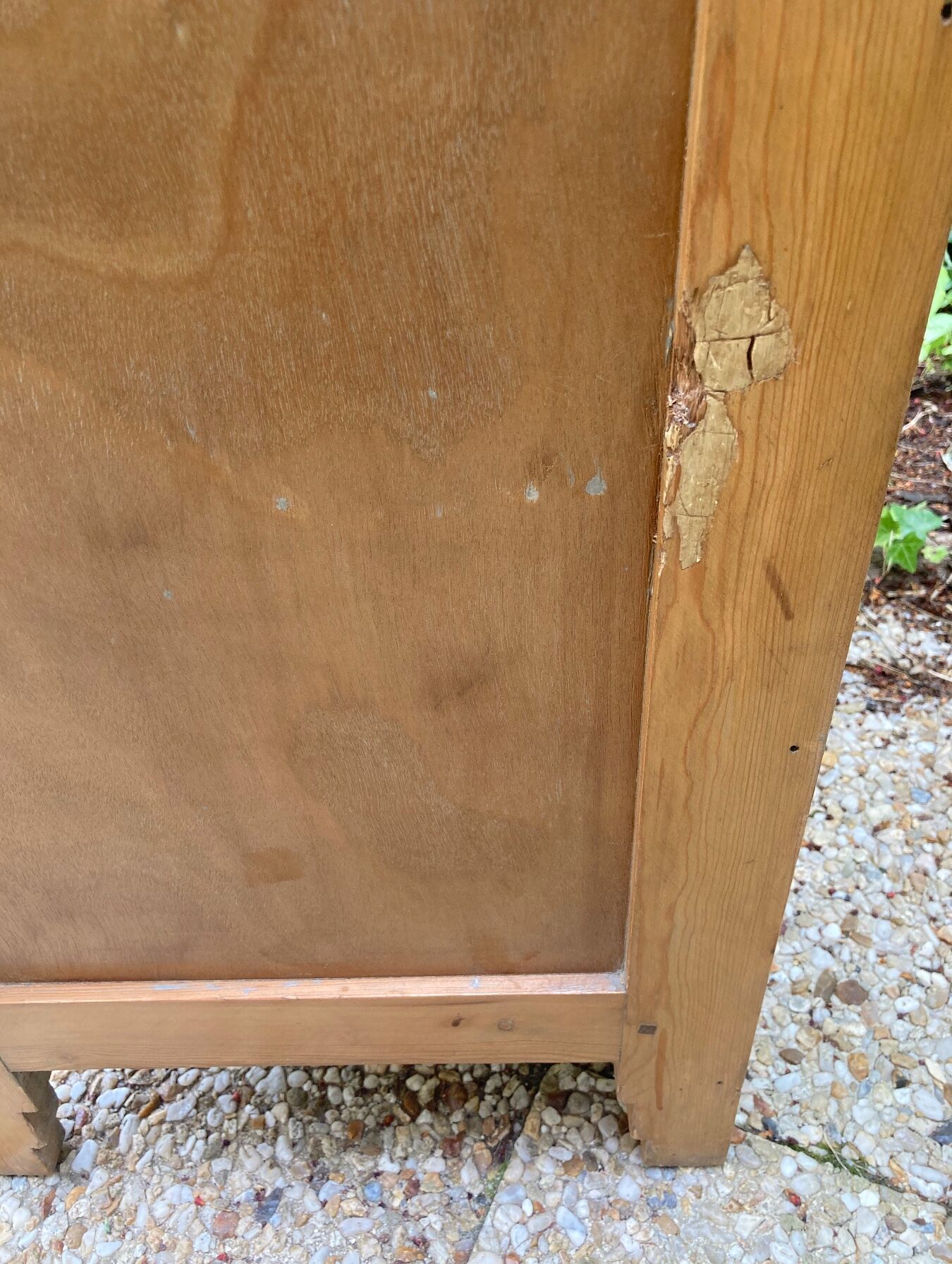 Vintage glazed Parisian wardrobe