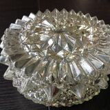 Round ceiling lamp diamond tips vintage 60s-70s
