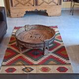 Kilim carpet in cotton and burlap 120x190cm