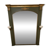 frosted green trumeau