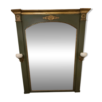 frosted green trumeau