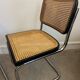Pair of black Cesca chairs by Marcel Breuer