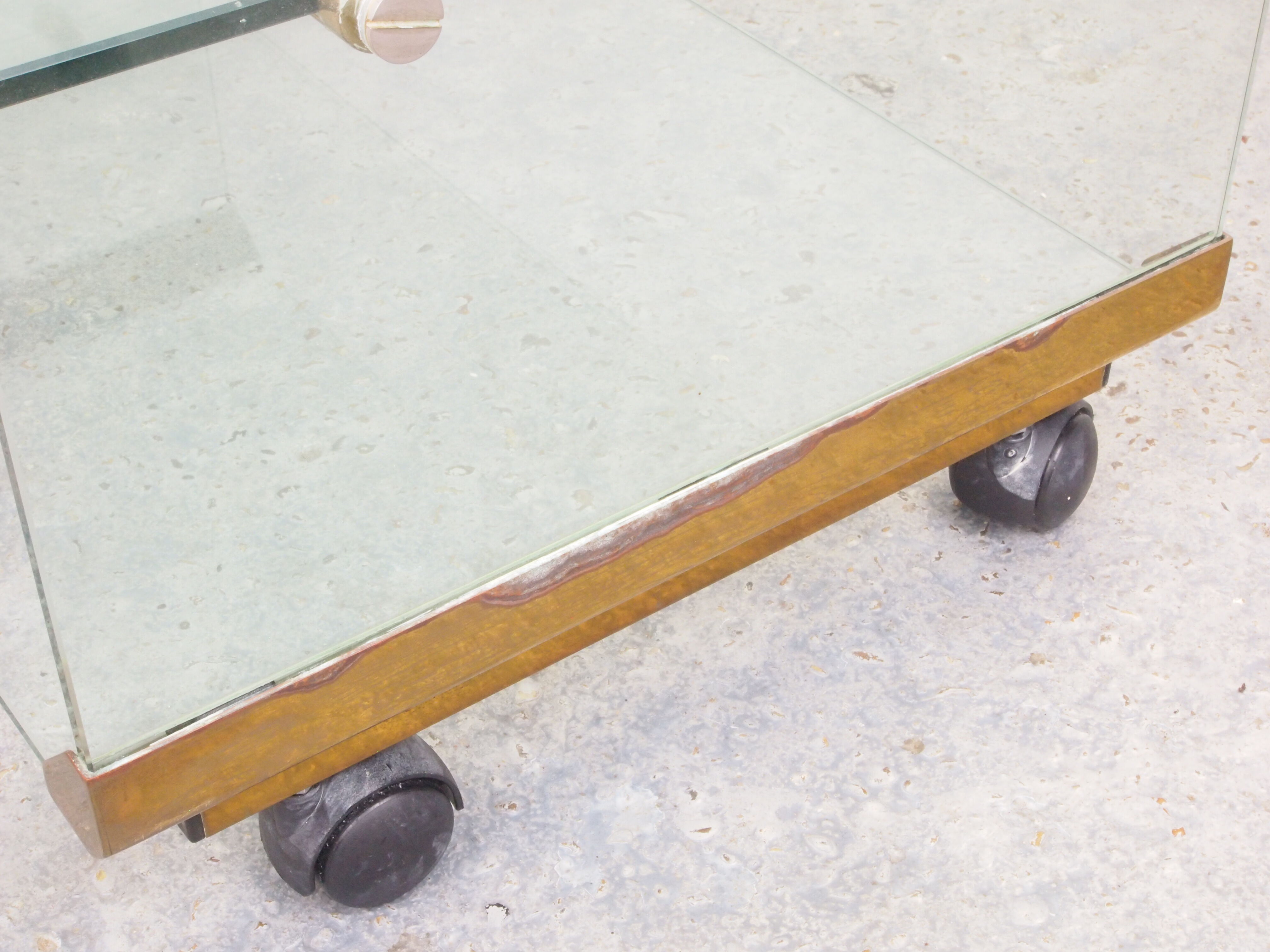 Galotti & Radice vintage brass trolley
