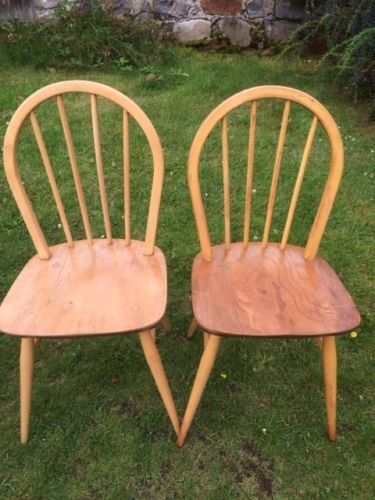 Set of 4 Ercol chairs