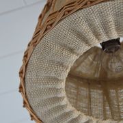 Jute and rattan suspension from the 1970s.