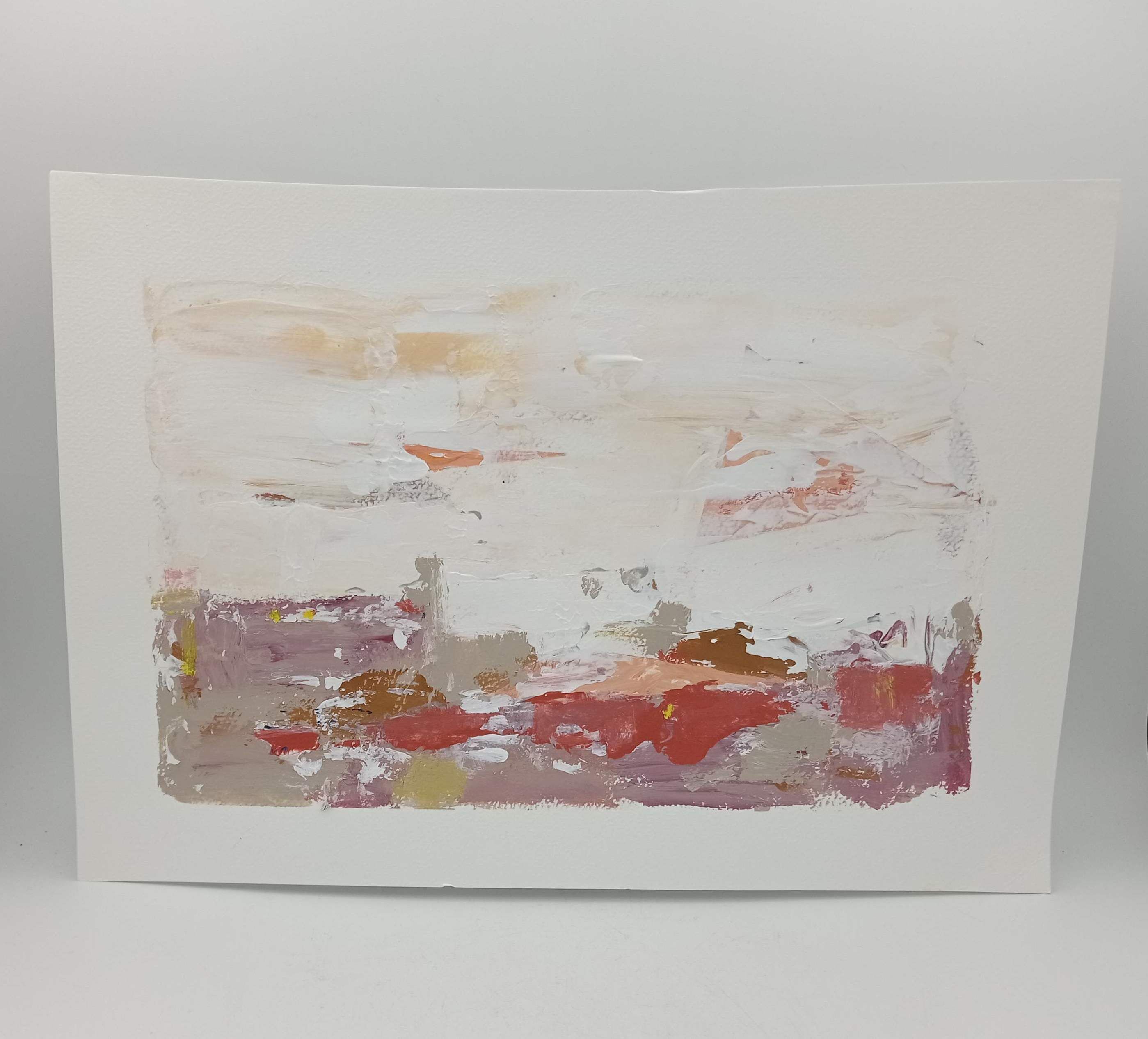 Abstract landscape painting