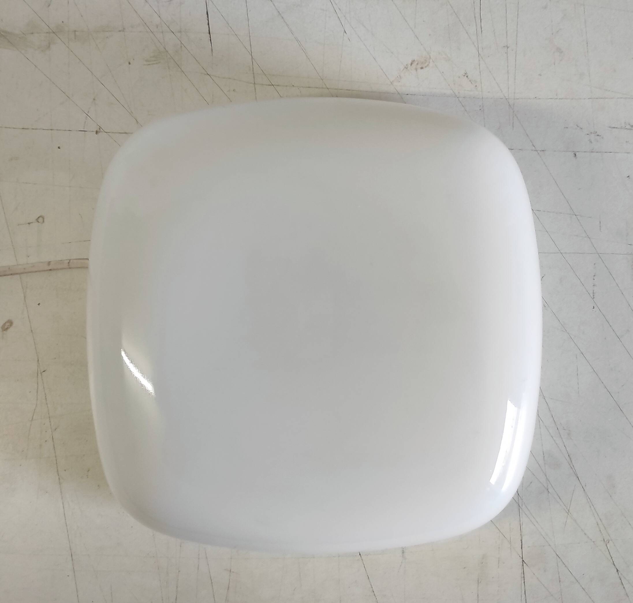 Ceiling light or square opaline globe wall light - 1950s/60s