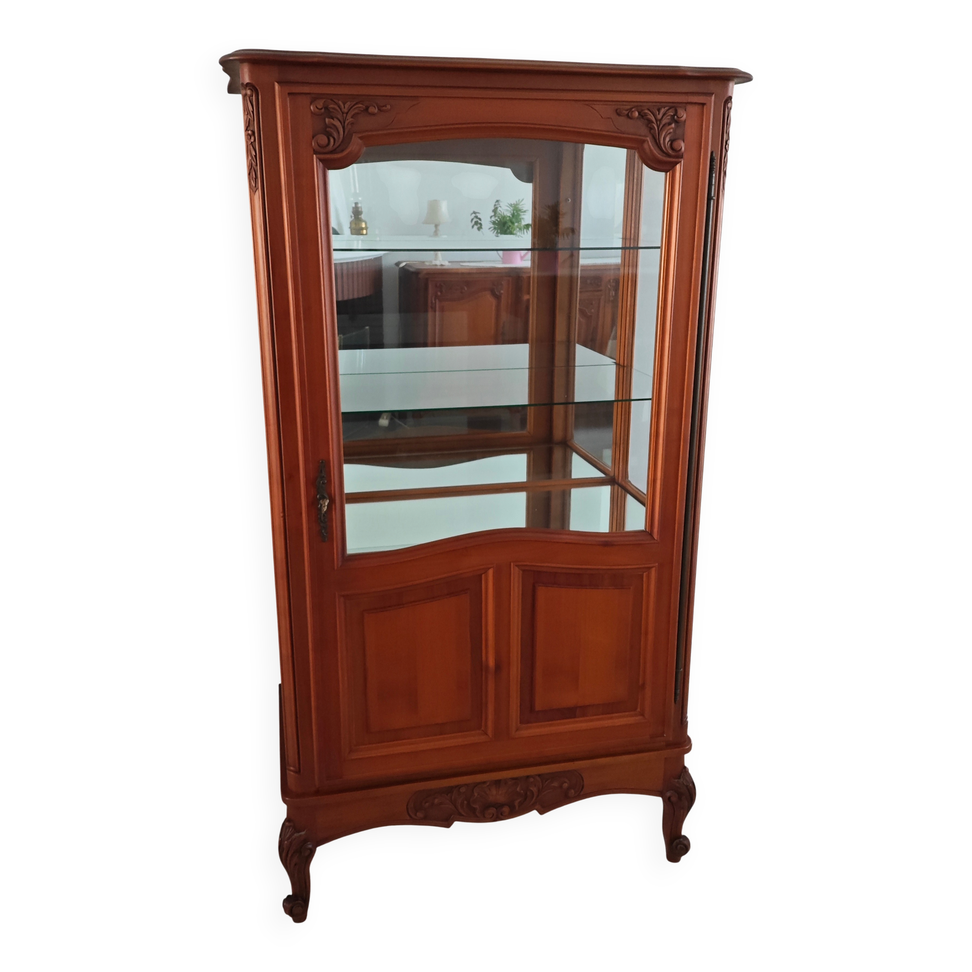 Cherry wood Louis XV Regency sideboard