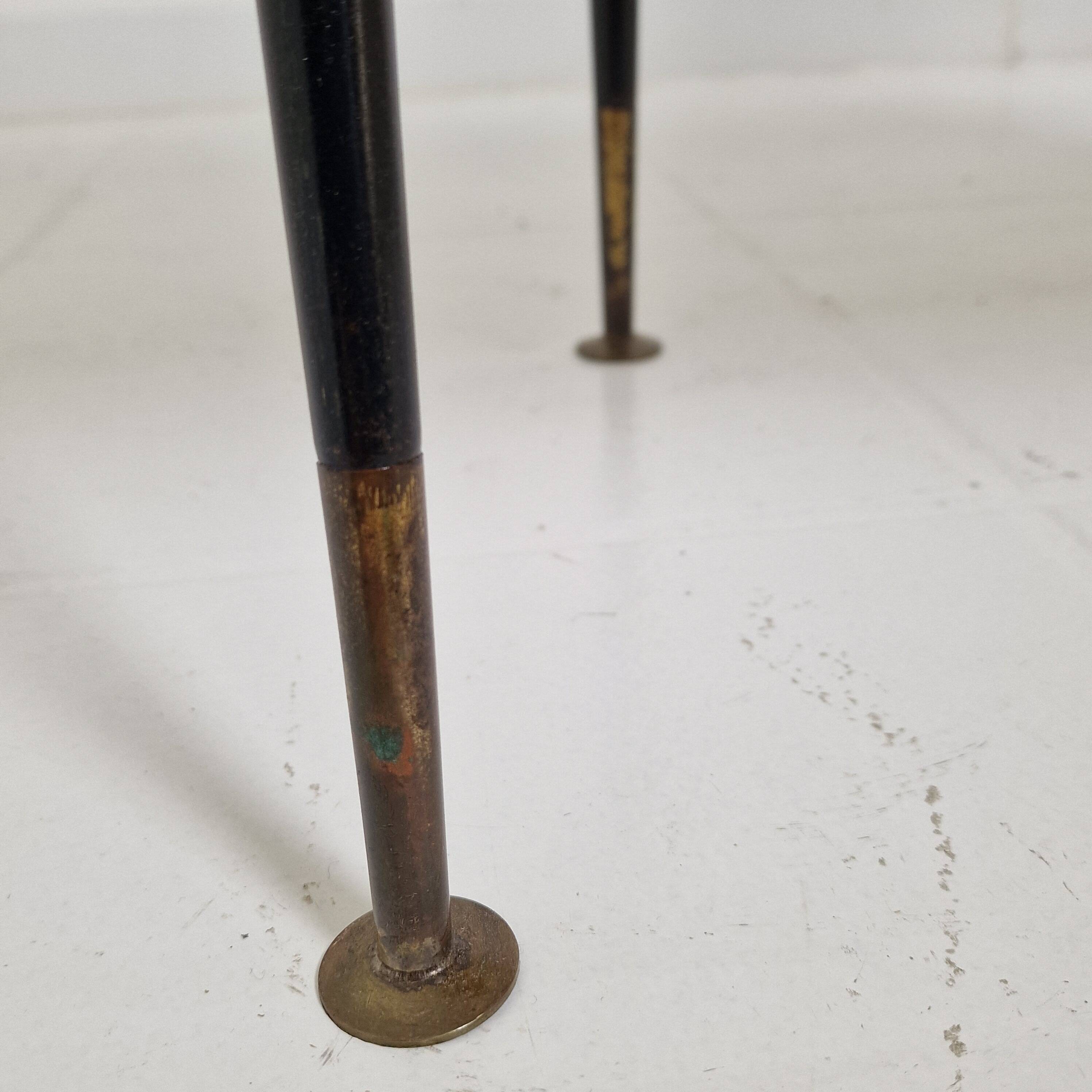 Ico Parisi Style Bedside Tables or Nightstands, Italy 1950's