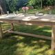 Renovated solid oak farmhouse table