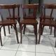 Suite de 6 chaises de bistrot Baumann vintage 1968