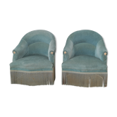 Pair of armchairs blue