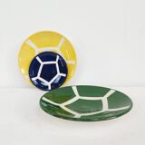 Assiette moyenne - sol vert