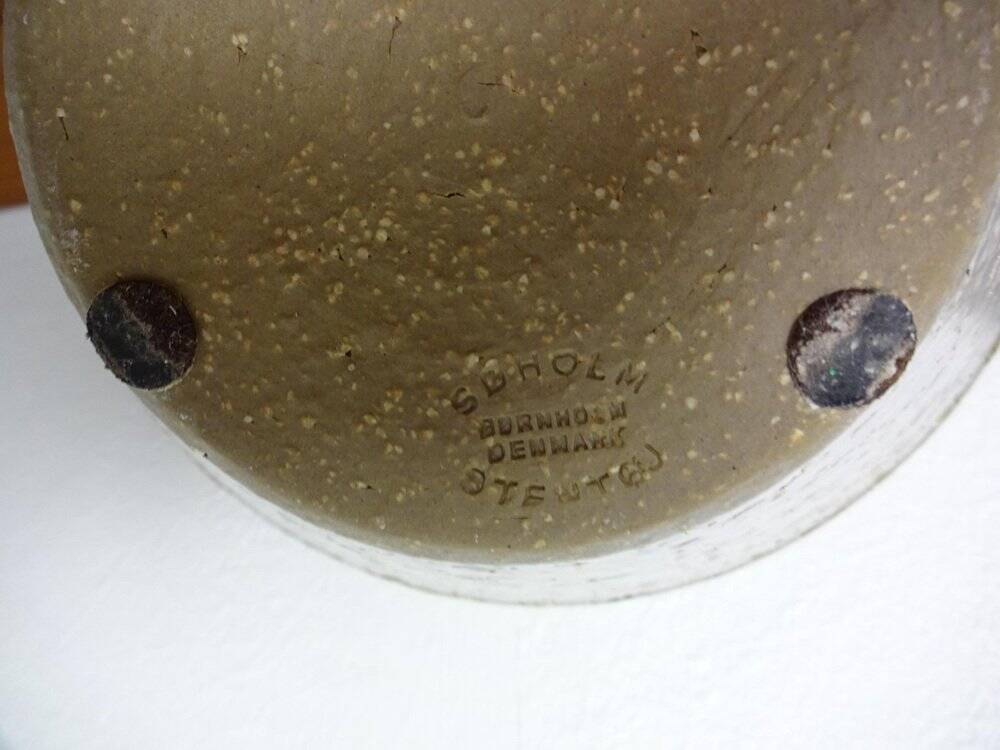 Danish Studio Ceramic Bowl with Lid by Noomi Backhausen for Soholm Stentoj, 1960s