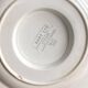 Bowl on plate / sauce boat in Digoin Sarreguemines Mary Lou earthenware.