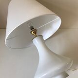 Opaline and brass opaline lamp 70