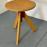 Italian modernist swivel stool by D’ Urbino & Lomazzi, De Pas for Zanotta,
