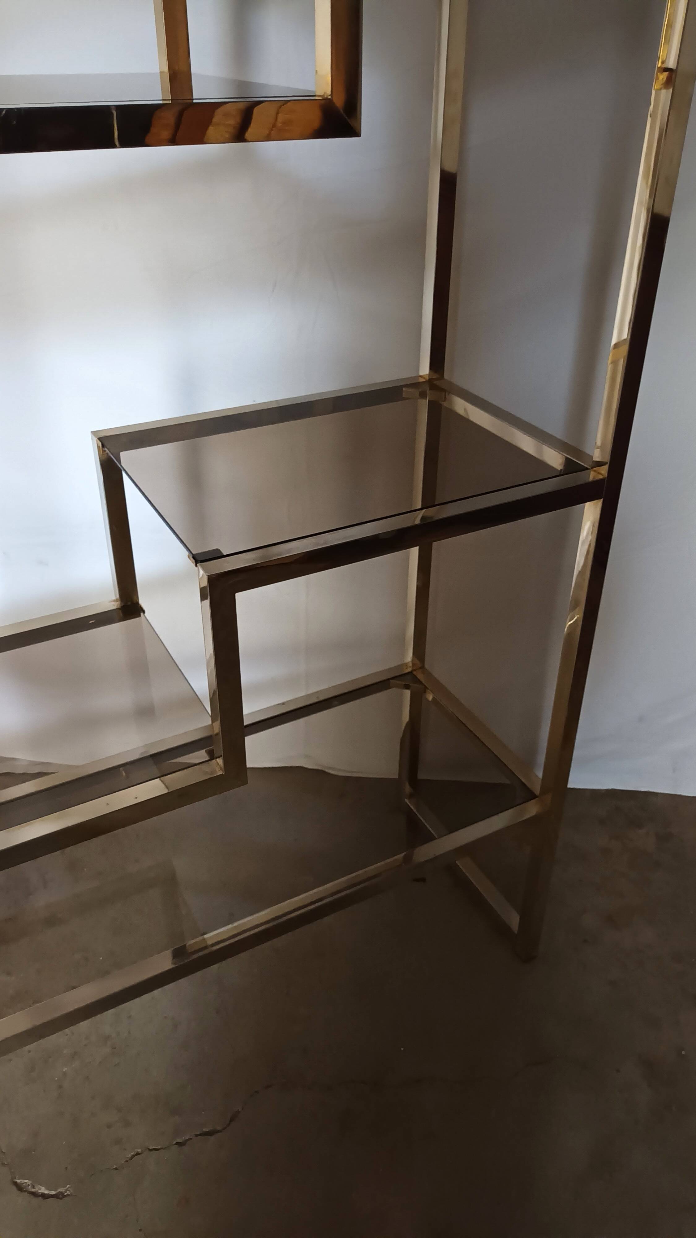 1970s shelf attributed to Willy Rizzo.