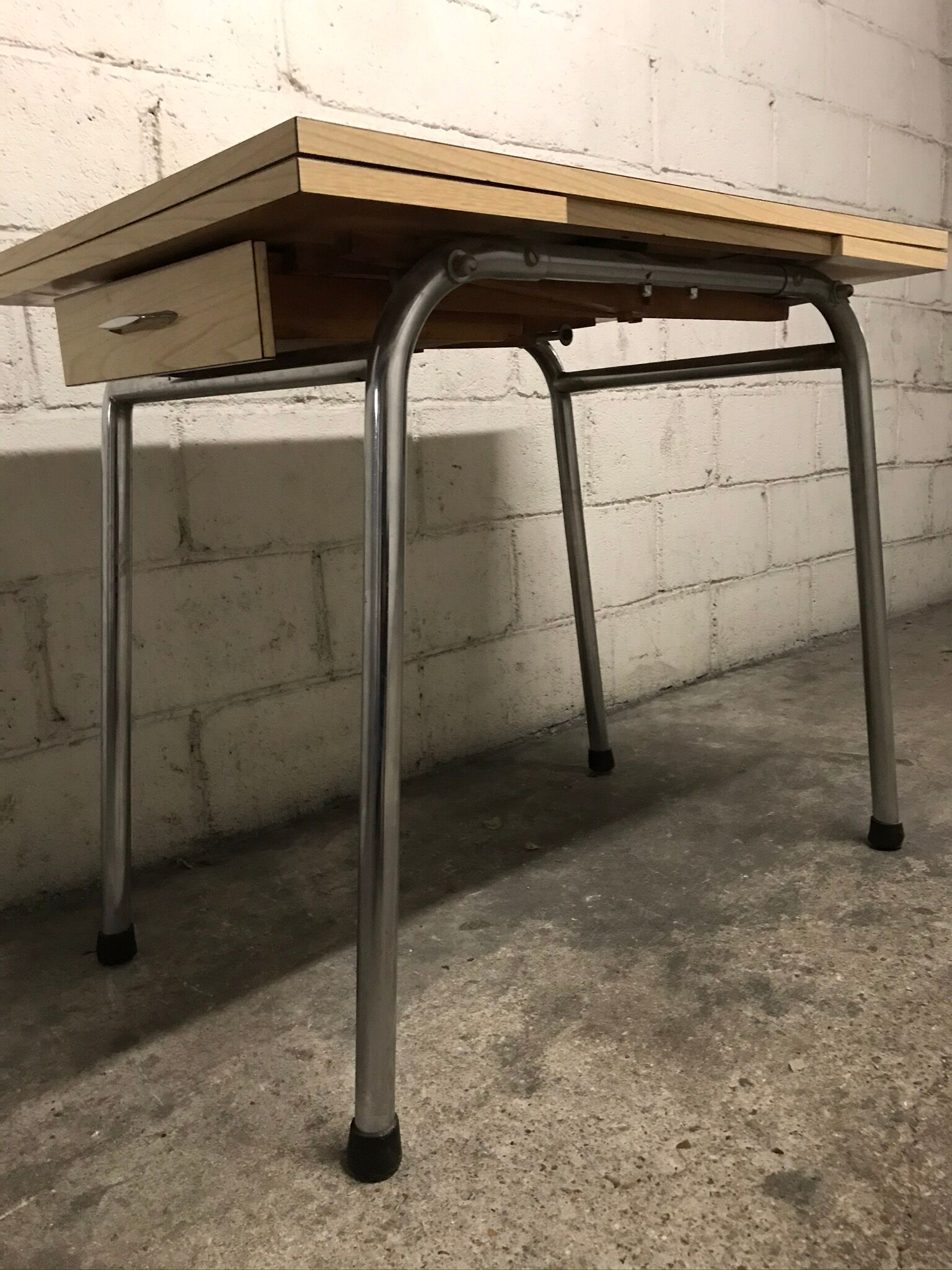 Table formica cream / beige 60s