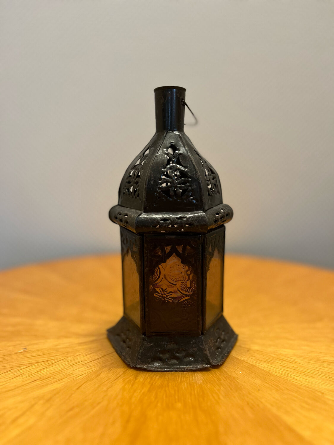 Vintage Moroccan lantern style tealight holder
