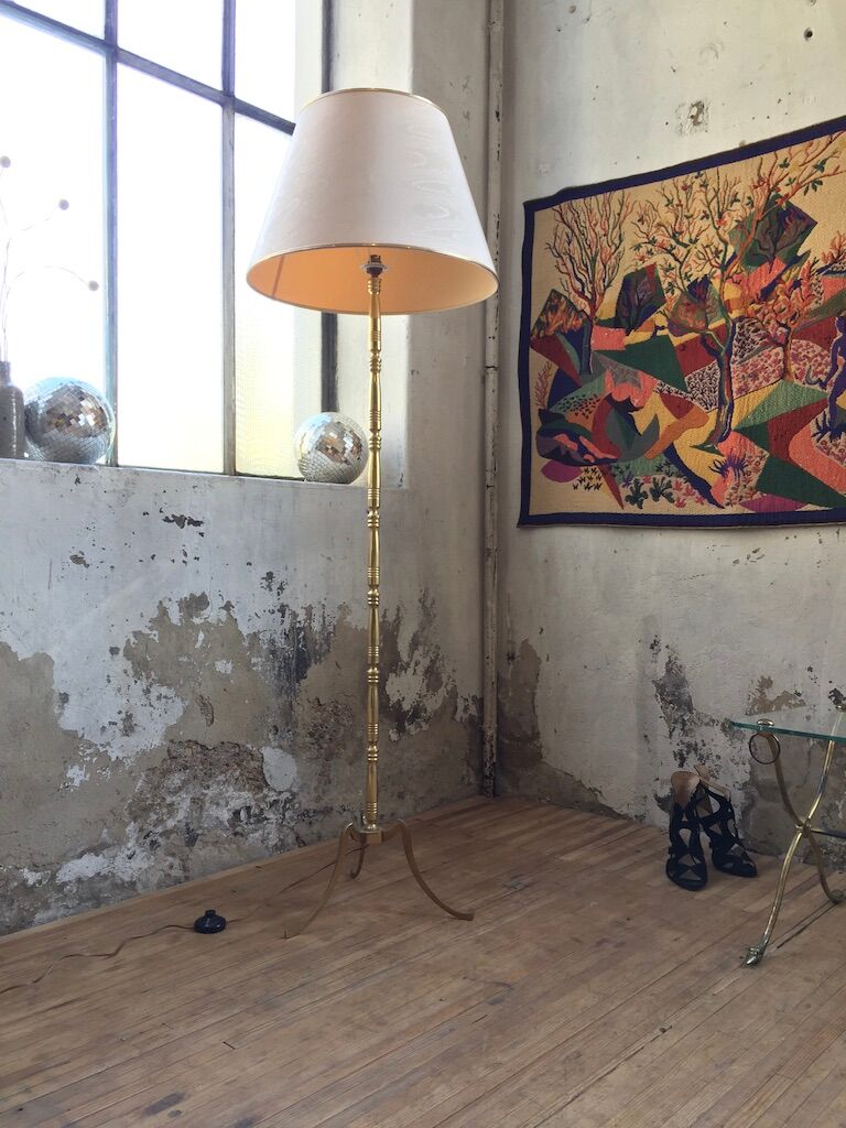 Lampadaire laiton