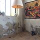 Lampadaire laiton